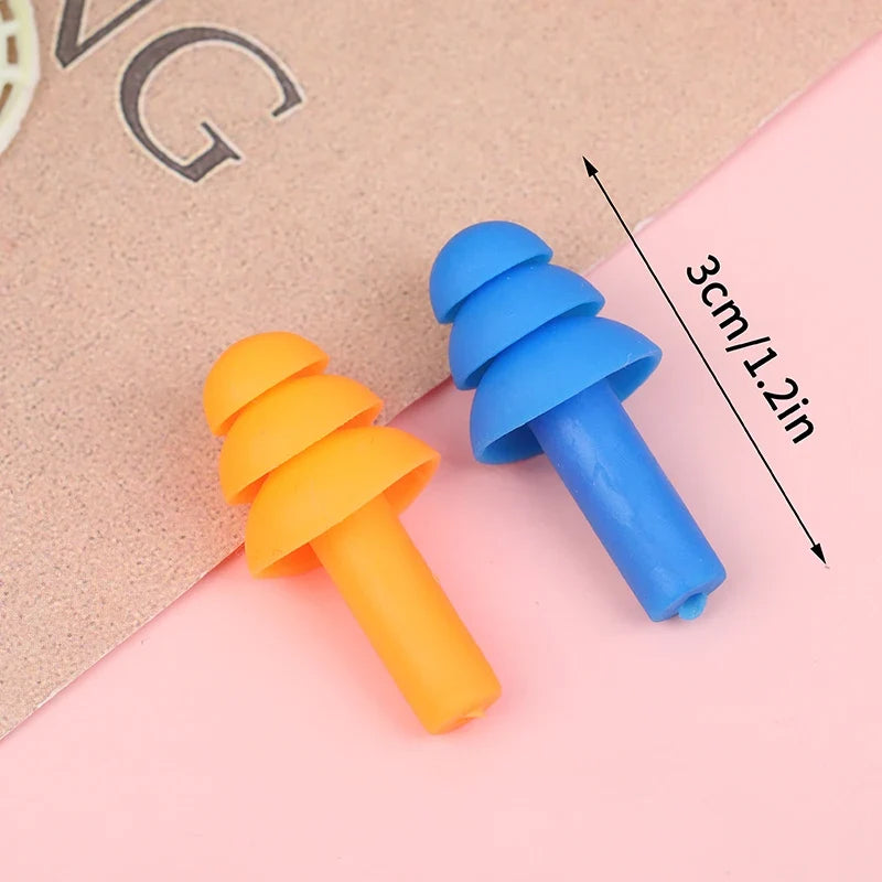 10 Pairs Silicone Anti-Noise Earplugs for Sleep Work Travel | Noise-Canceling Hearing Protection
