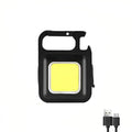 Portable COB Keychain Flashlight | Rechargeable LED Work Light