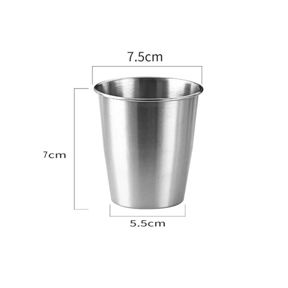 Stainless Steel Beer Cup Set | Durable Mugs for Camping, Coffee, and Whiskey