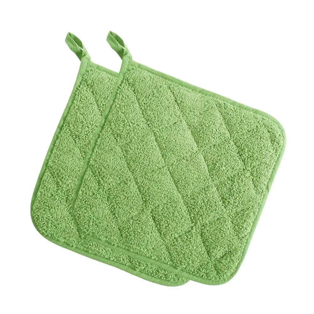 Thickened Cotton Square Placemat | Heat Resistant Table Mat for Dining Table