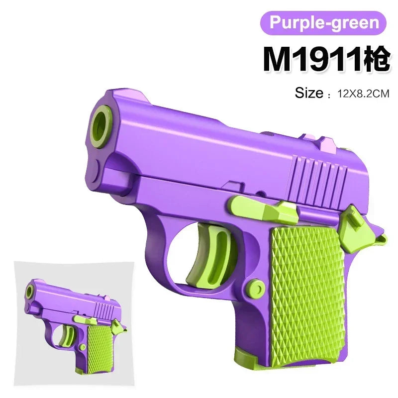 Mini 1911 3D Printed Fidget Toy | Adult Stress Relief Decompression Gift