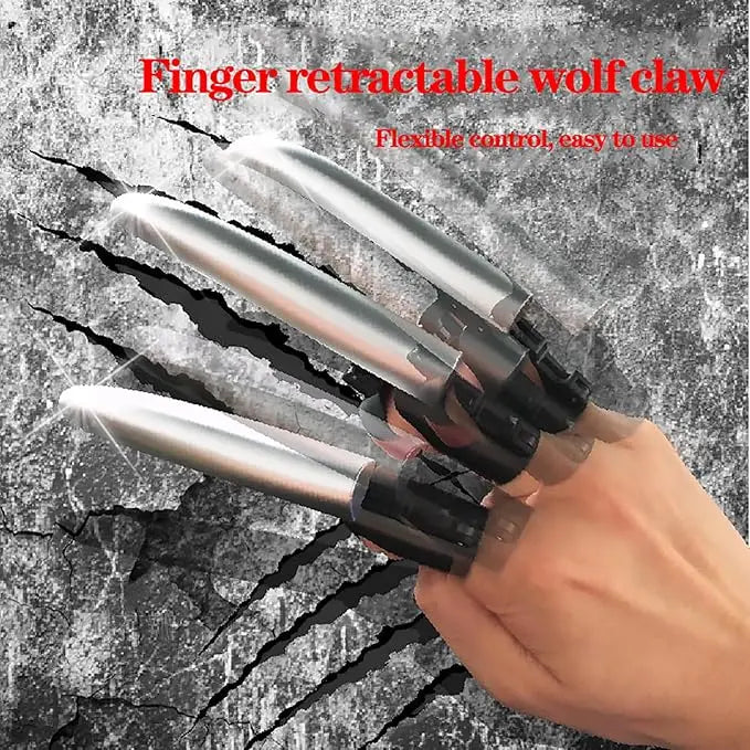 Retractable Wolf Claw Toy | Pop-Up Finger Nails for Cosplay and Halloween