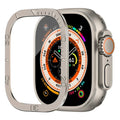 Tempered Glass For Apple Watch band ultra 49mm Screen Protector Anti-Scratch Glare HD Full Film Metal Bumper iWatch Ultra 49mm