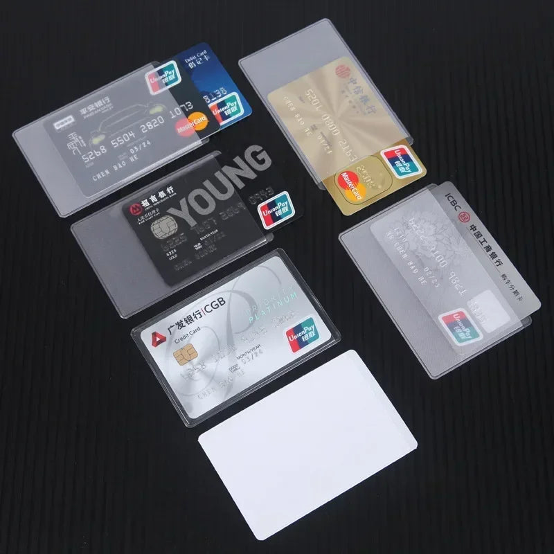 Transparent PVC Card Holder | Waterproof ID Badge Cover