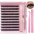 DIY Cluster Lashes 120pcs | Natural PBT Material 2-in-1 Set