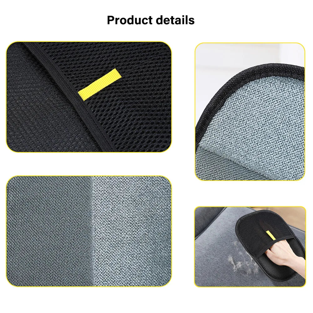 Pet Grooming Gloves | Static Hair Remover Brush for Dogs and Cats