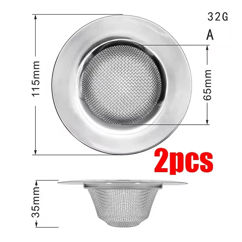 Kitchen Sink Strainer | Stainless Steel Mesh Drain Filter for Sink and Bathroom