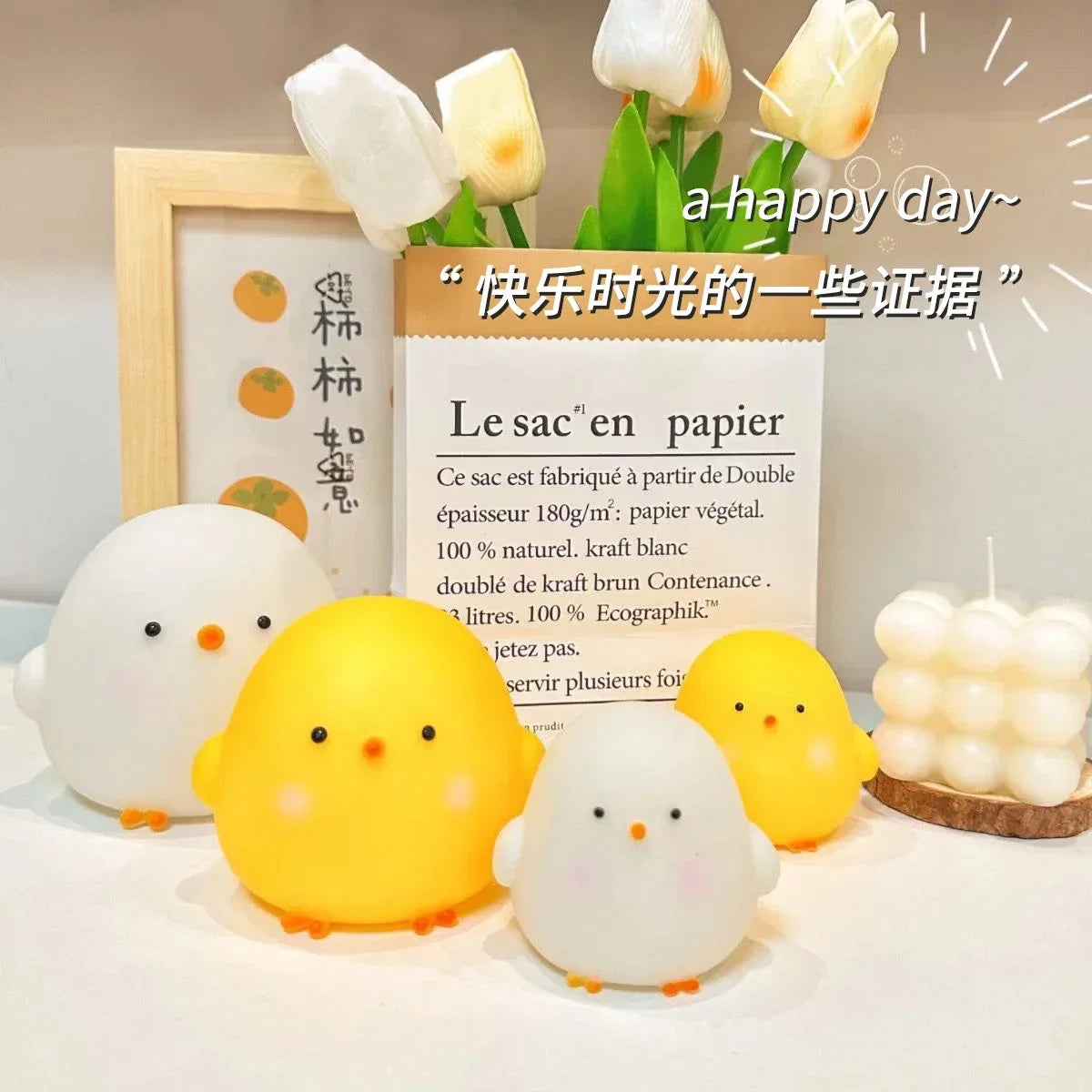 Cute Chicken Soft Night Light | Bedside Lamp for Kids Room Decor