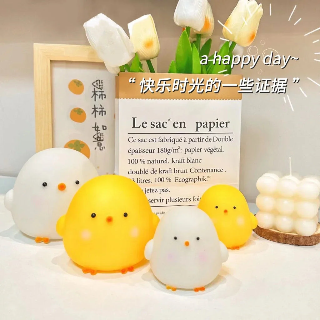 Cute Chicken Night Light | Soft Glow Bedside Lamp for Kids Room