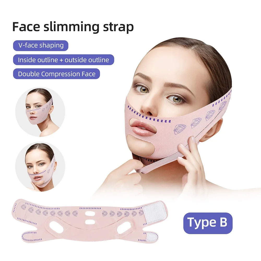 Women Face Slimming Bandage | V Line Lifting Strap for Cheek and Chin Lift