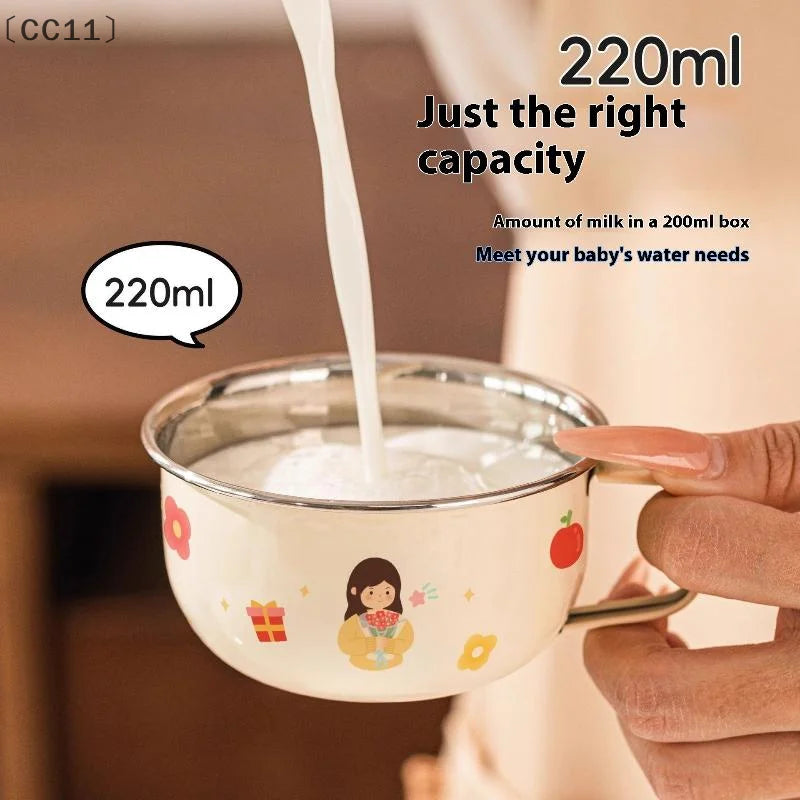 80/220ml Stainless Steel Kids Water Cup | Anti-Scalding Mini Mug
