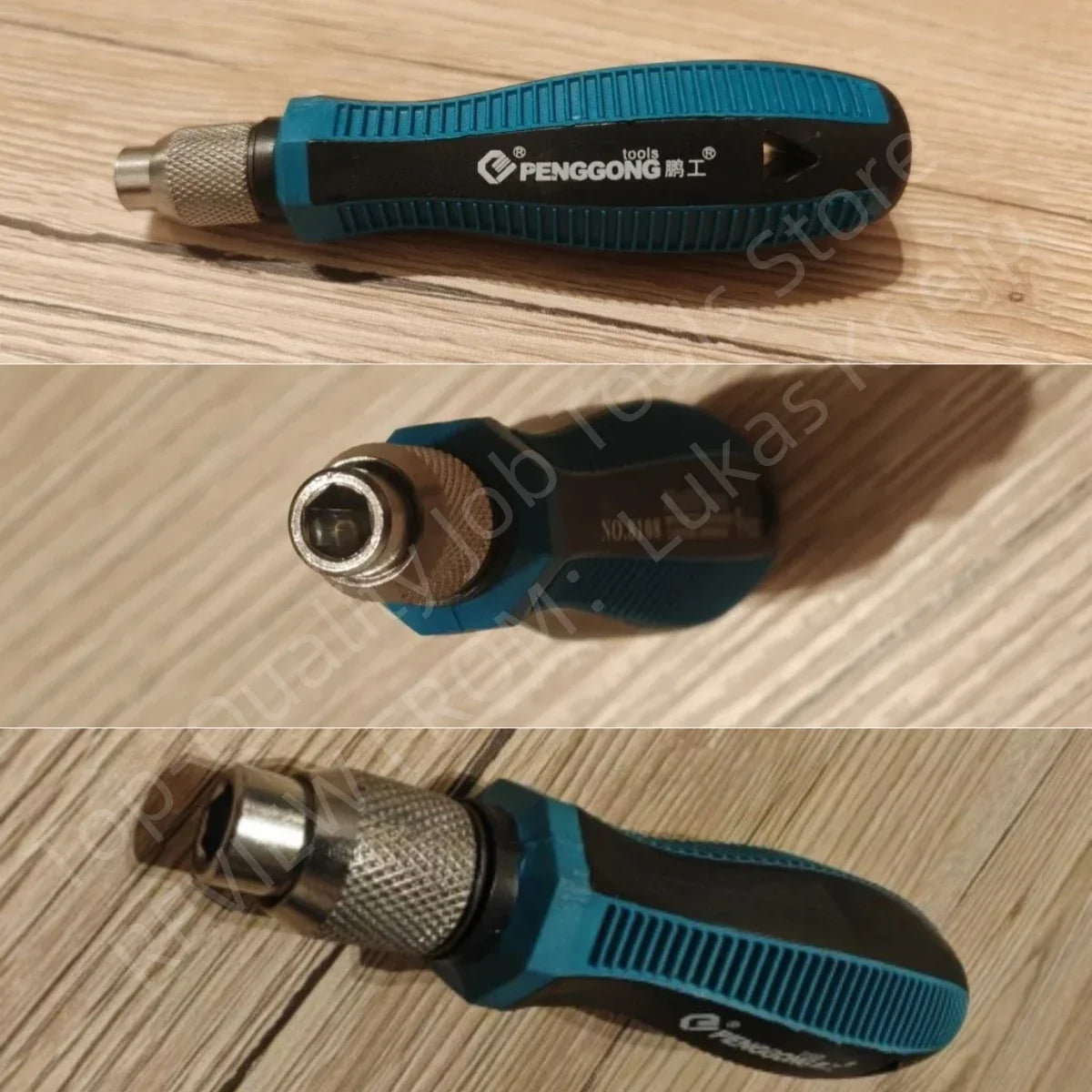 1/4'' Hex Screwdriver Handle | Magnetic Self-Locking Bit Holder for Repairs