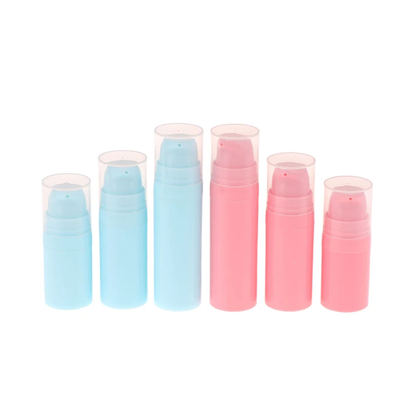 Refillable Airless Pump Bottles for Travel | Vacuum Lotion Containers 5ml 10ml 15ml