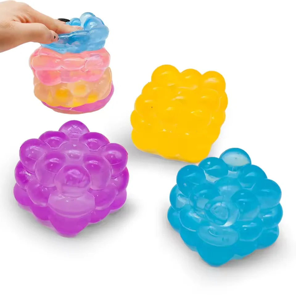 3D Candy Kneading Music Cube | Sensory Stress Relief Squeeze Toy for Adults
