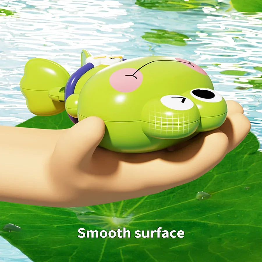 Clockwork Frog Bath Toy | Floating Swim Toy for Kids