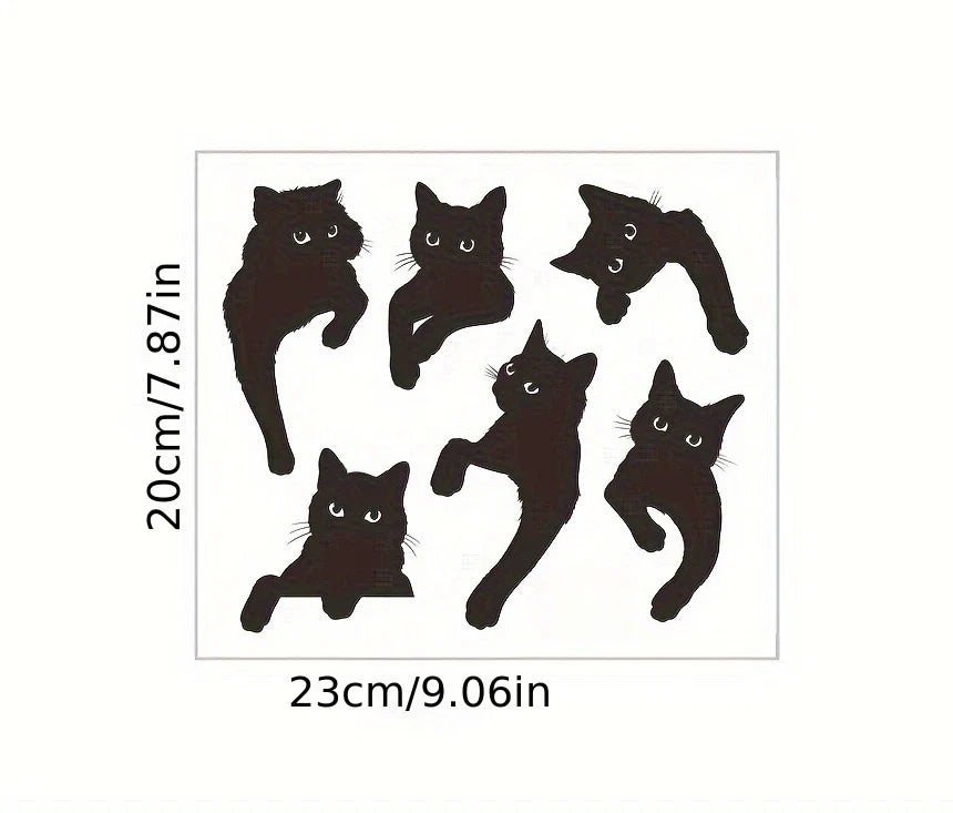 Cat Switch Stickers | Removable Vinyl Decals for Light Switches