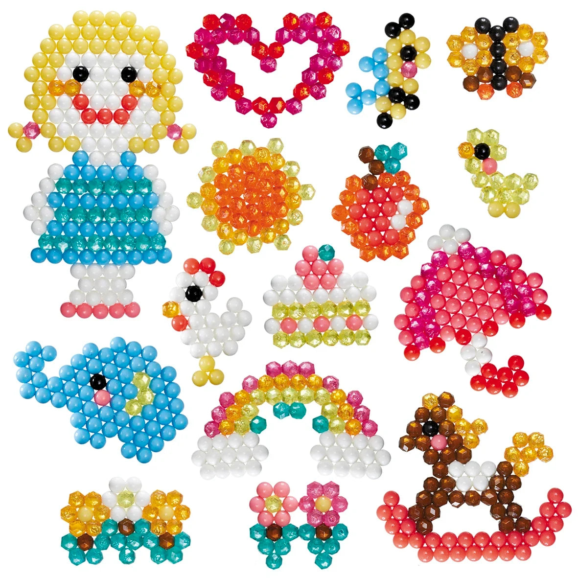 300PCS Water Sticky Beads Refill Pack | 6 Colors 3D Puzzle Toys for Kids