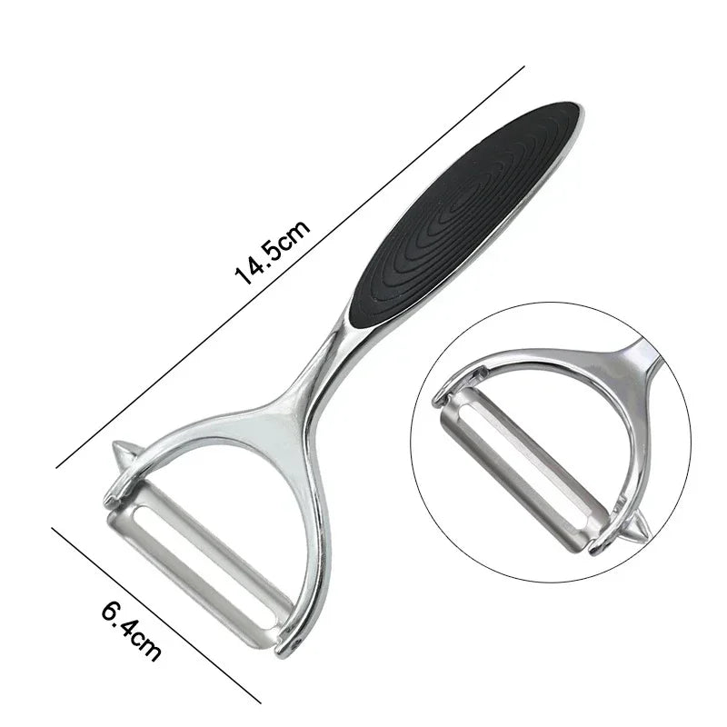 Stainless Steel Vegetable Peeler | Multi-Function Kitchen Tool for Fruits and Vegetables