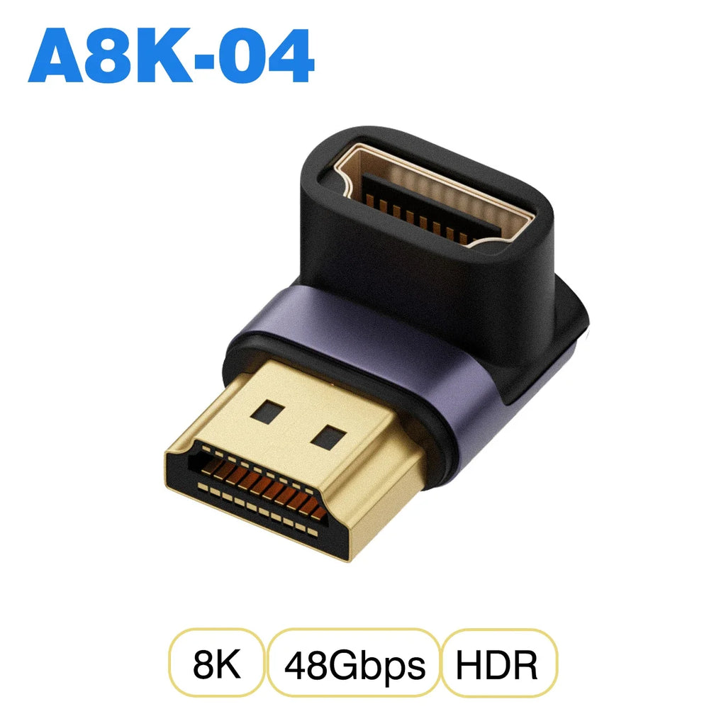 HDMI-Compatible Adapter | Mini and Micro HDMI to HDMI 2.1 Converter 48Gbps 8K60Hz 4K120Hz