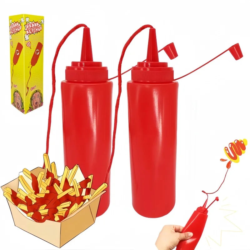 Fake Ketchup Prank Bottle | Realistic Joke Toy for Adults and Teens
