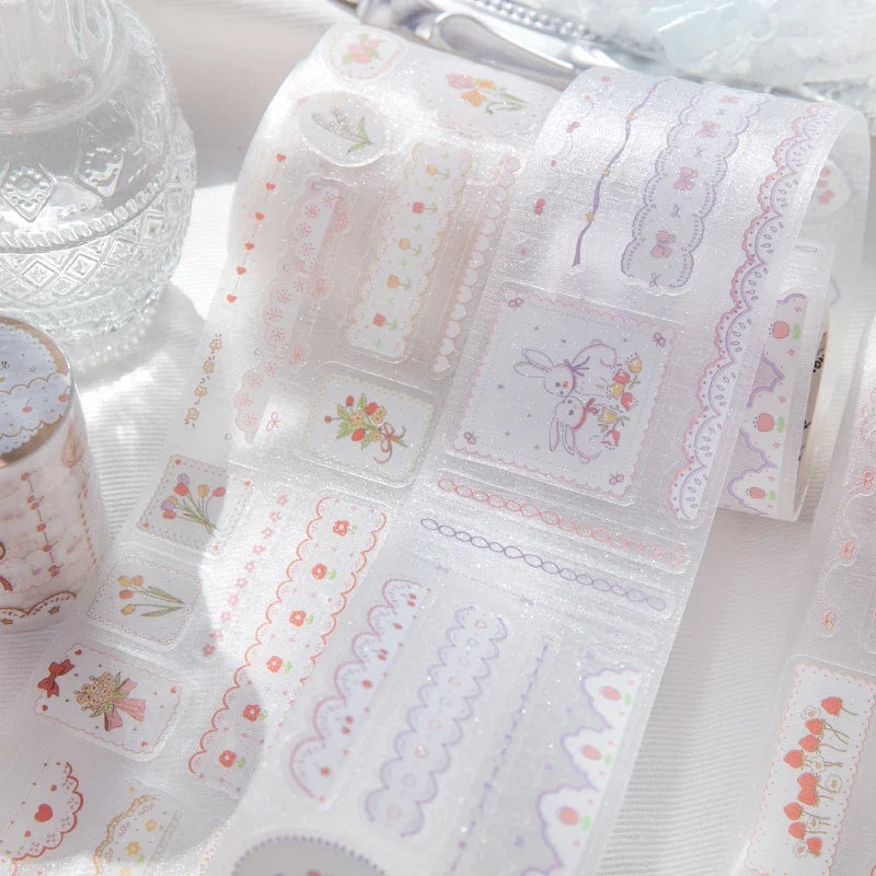 Journal GO Dessert Strawberry Washi Tape Set | Scrapbooking and Journaling Masking Tape