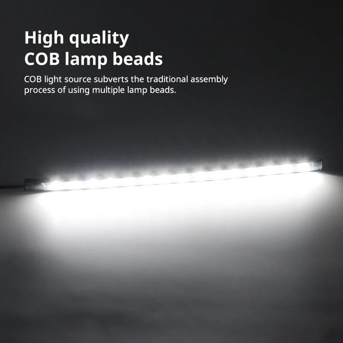 2pcs Car Ambient Lighting Strip | Waterproof 12V LED Decorative Neon Lamp for Auto Interior