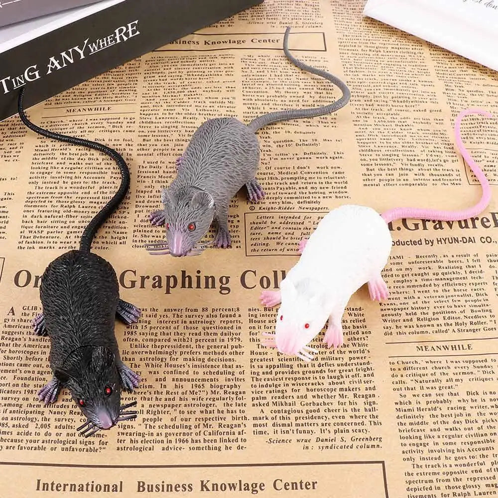 Lifelike Fake Mouse Prop | Realistic Prank Toy for Halloween and Gags