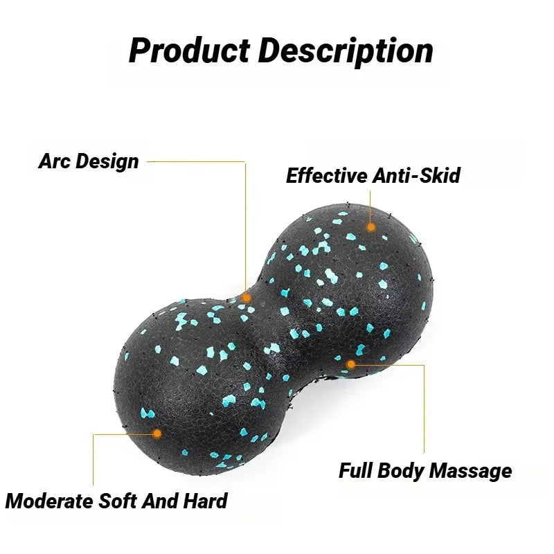 Yoga Peanut Massage Ball Set | Muscle Relaxation & Fascia Release Kit
