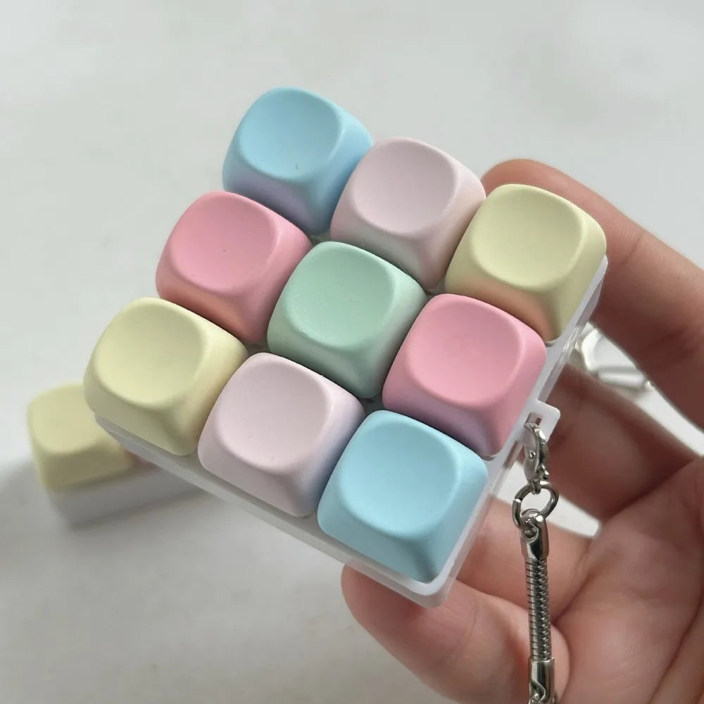 Finger Keyboard Push Pop Game | Stress Relief Desk Toy