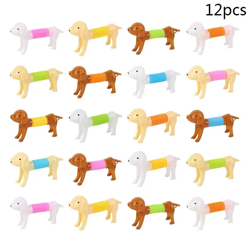 Colorful Stretchable Pop Tubes | 12/24 Pack Party Favors