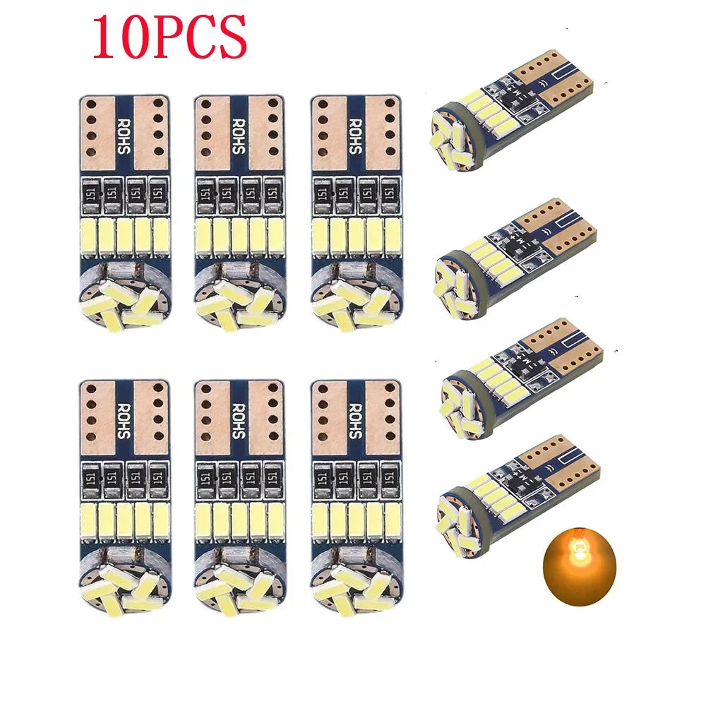 T10 W5W 4014 15SMD LED Canbus Bulbs | High Power 6000K White No Error