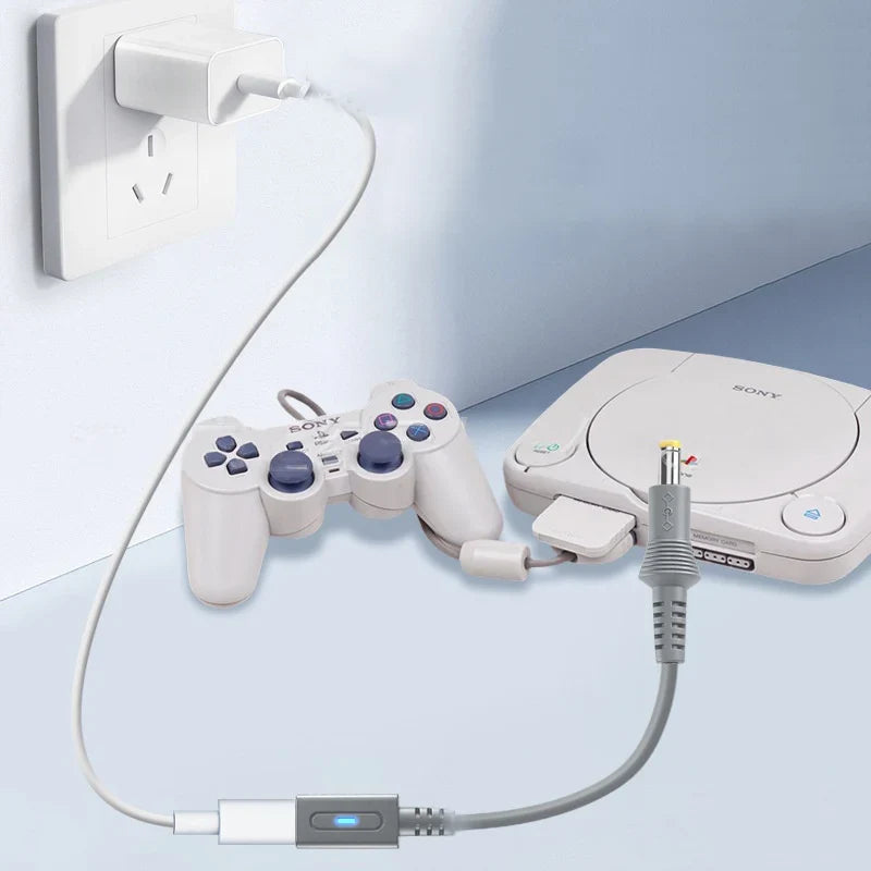 USB C to DC 4.8x1.7mm Charging Cable | 45W Adapter for Retro Game Consoles