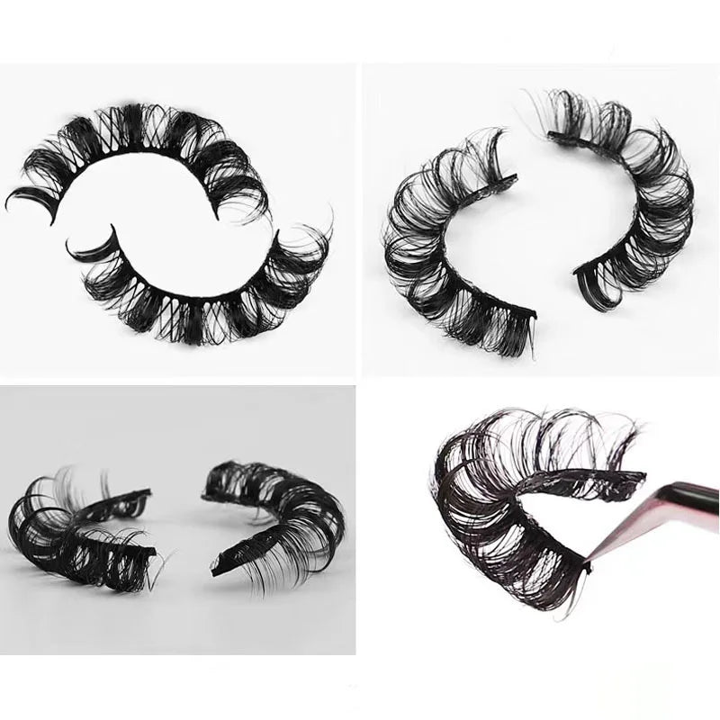 10Pairs 3D Mink Lashes Russian Strip Lash | Dramatic False Eyelashes for a Bold Look