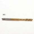 Titanium Coated HSS Spiral Fluted Machine Screw Tap Set | Metric Threading Tool