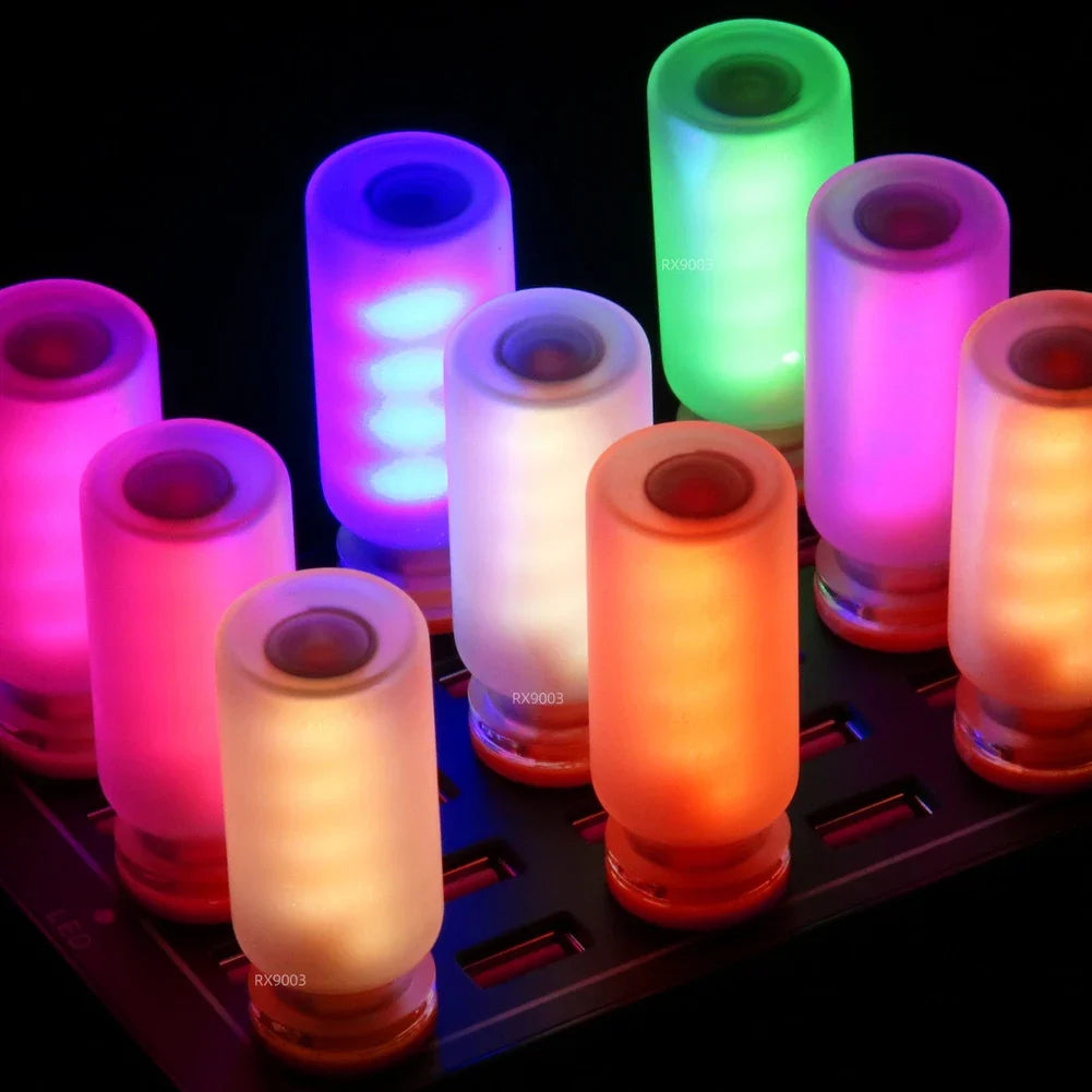 Frosted Glass USB Touch Control Car LED Atmosphere Light | Dimmable Night Decoration Lamp