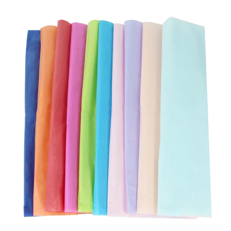 10pcs Unbleached Flower Wrapping Tissue Paper | 65x50cm Wedding Party Gift Wrap