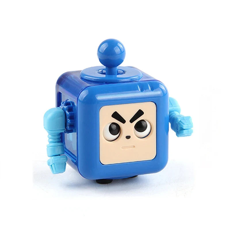 6/12 Sides Rainbow Fidget Cube | Decompression Sensory Toy for Anxiety and ADHD
