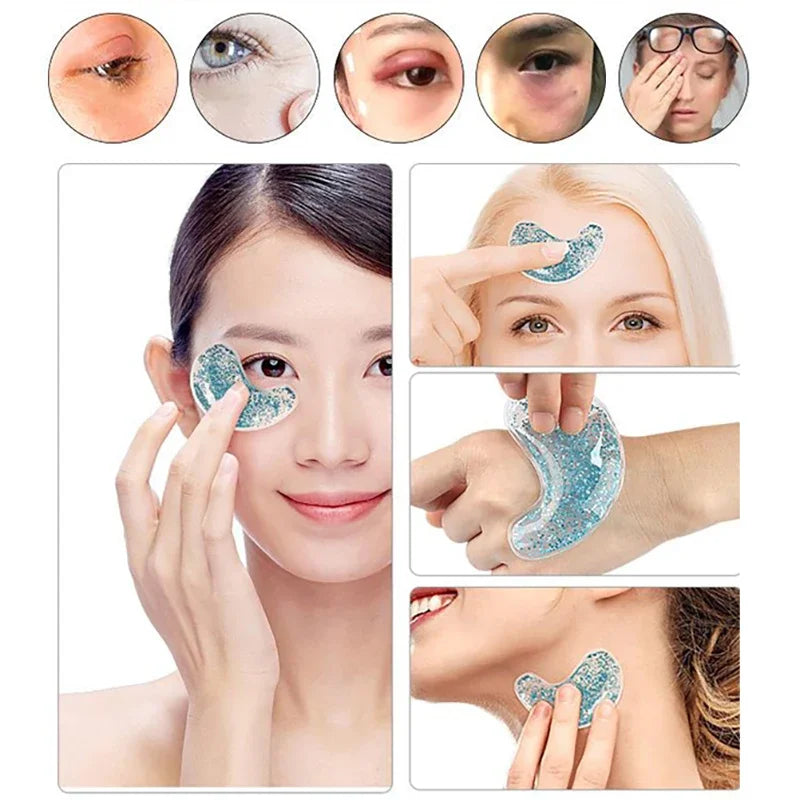 Reusable Gel Eye Mask | Hot and Cold Compress for Puffiness and Dark Circles