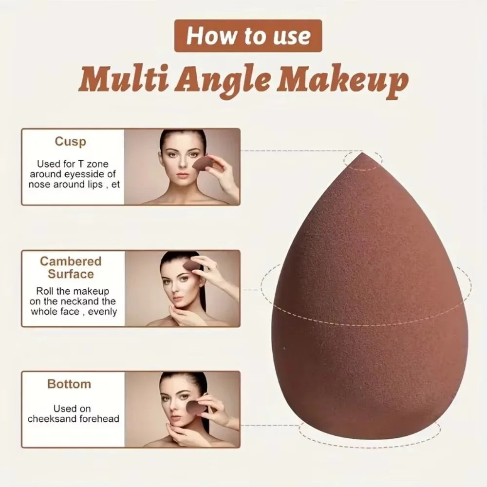 14PCS Makeup Sponge Set | Foundation Blender & Powder Puff Kit