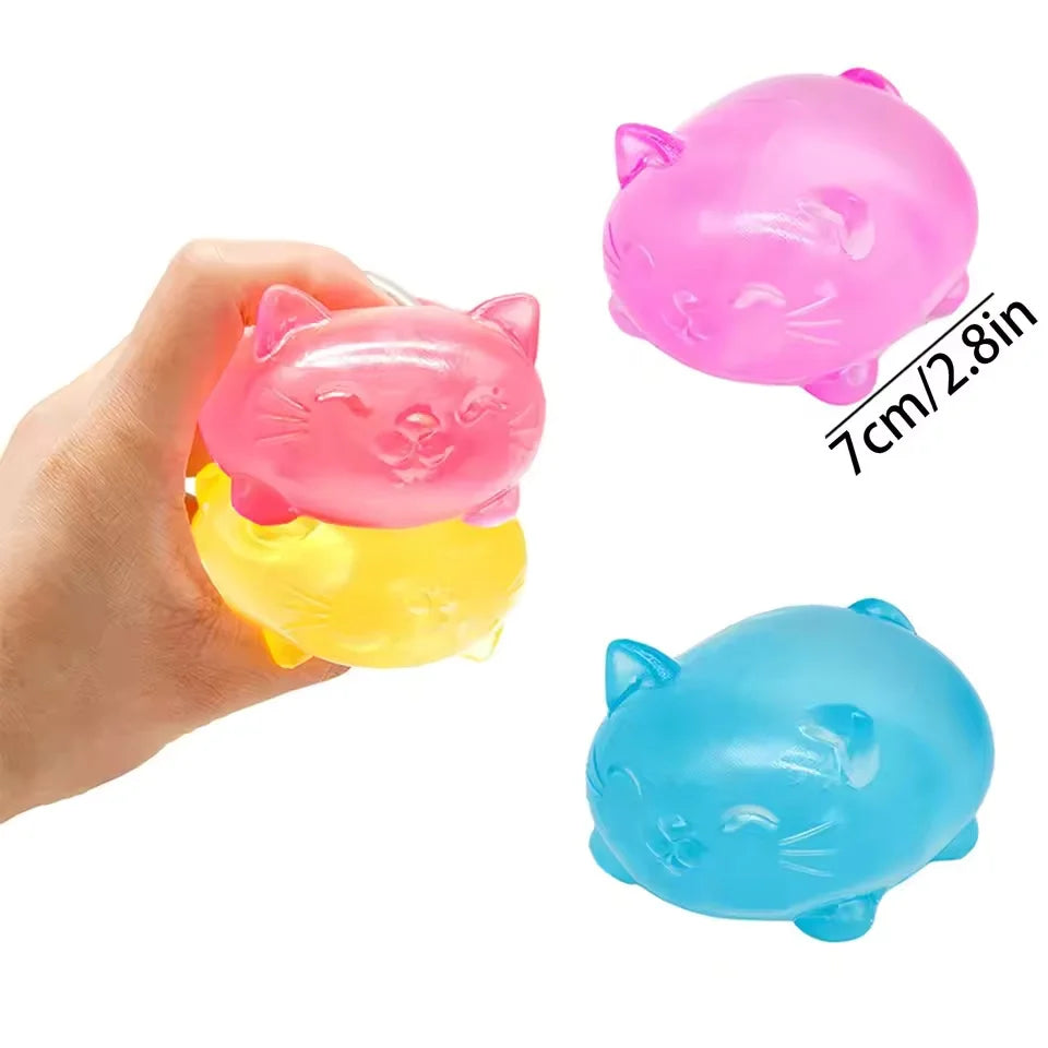 Mini Cute Cat Maltose Decompression Toy | Non Toxic Pressure Relief Tool for Adults and Students