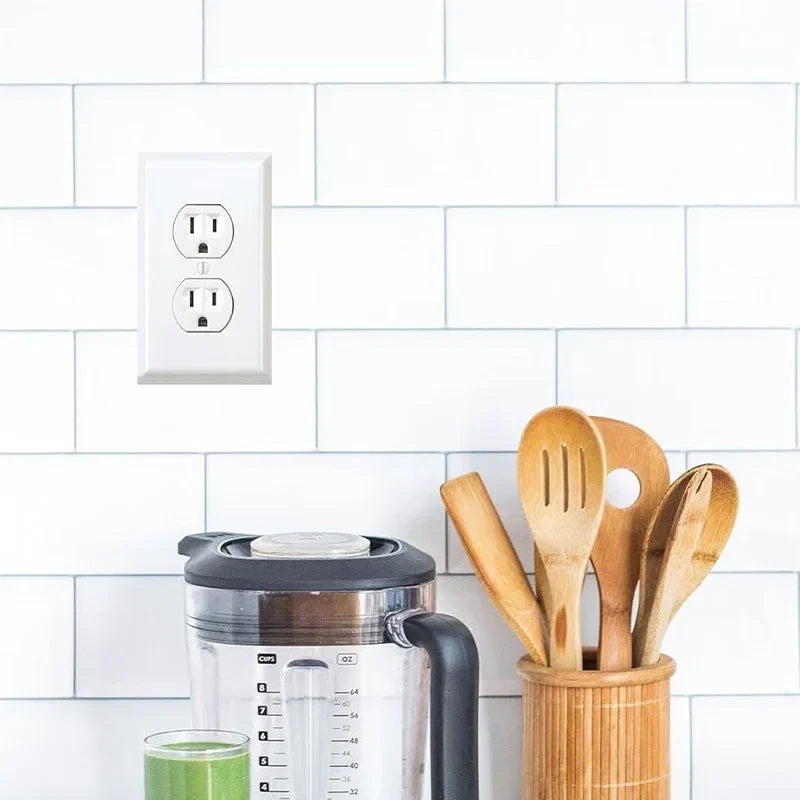 Fake Power Outlet Stickers (3 Pack) | Prank Wall Decals for Office and Home