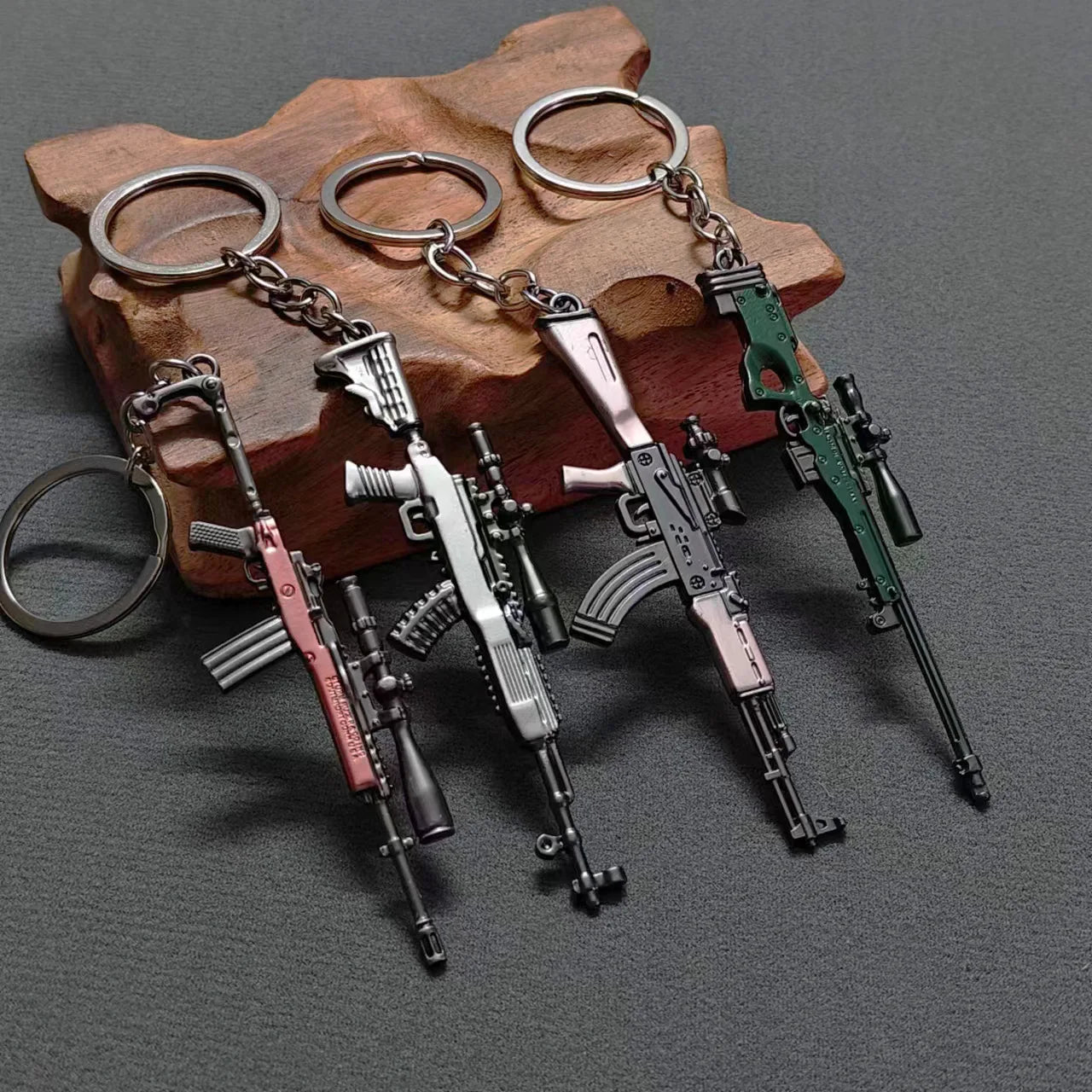 Mini Keychain Pendant 98k Alloy Gun Model | PUBG Battlefield Gift for Men