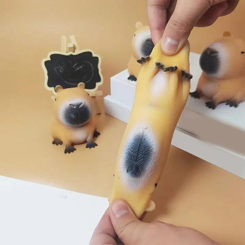 Squishys Capybara Squeeze Toy | Soft Fidget Stress Relief Pinch Toy