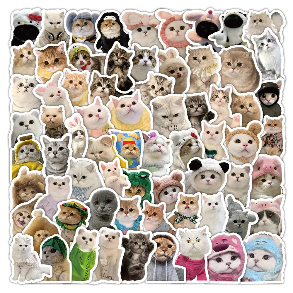 103 Pcs Cute Cat Stickers | Adorable Decor for Journals, Phones, Water Bottles & DIY Crafts