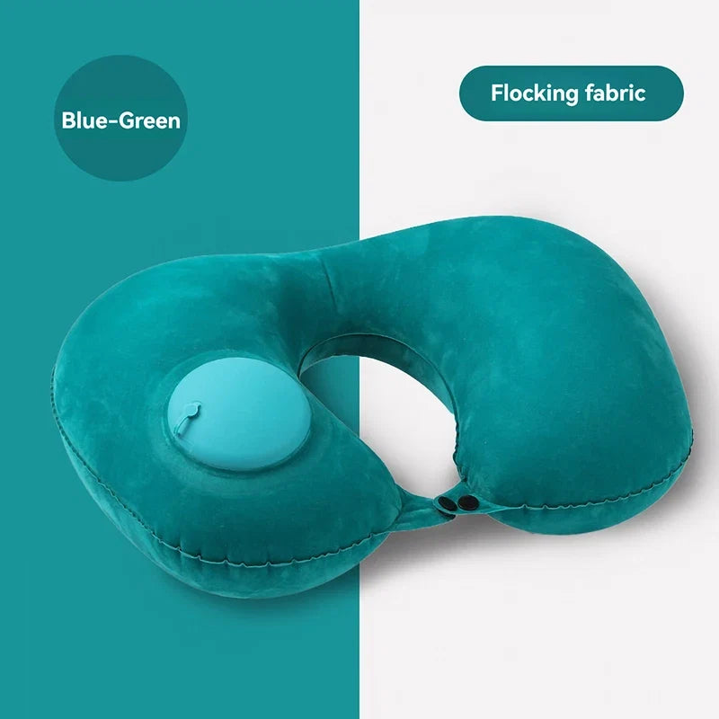2025 New Inflatable Travel Neck Pillow | Portable U-Shaped Support Pillow