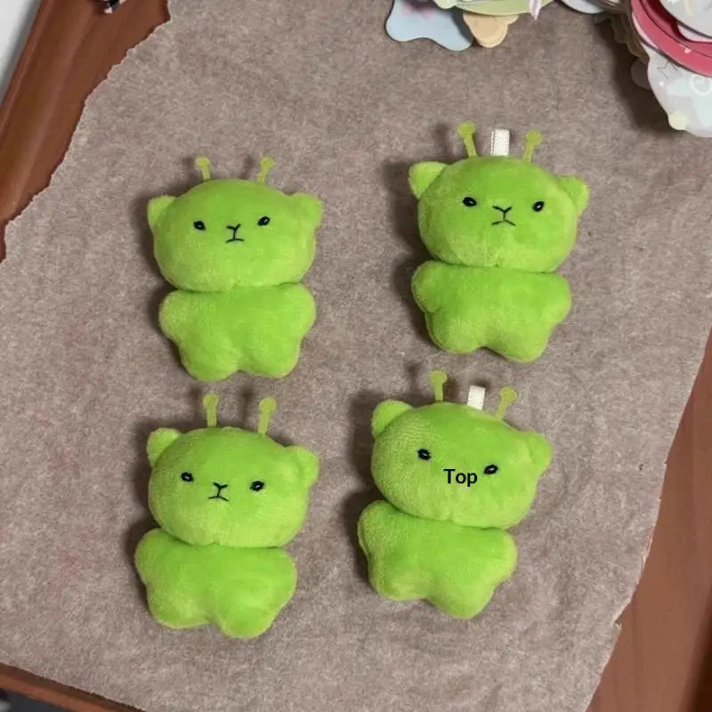 Alien Cat Plush Toy Keychain | Creative Ugly Cute Backpack Pendant