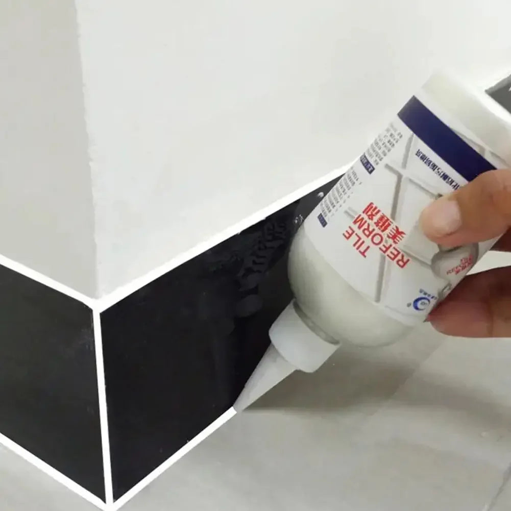 Waterproof Tile Repair Filler | Ceramic Tile Grout and Seam Sealer for Kitchen and Bathroom