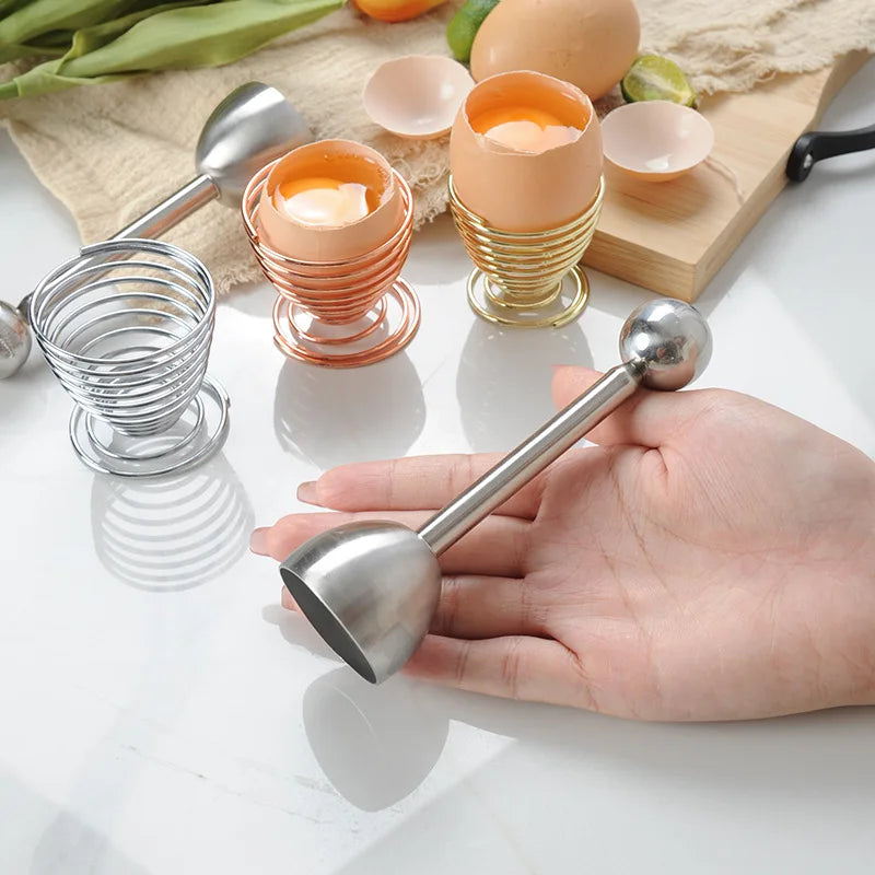 Egg Opener | Stainless Steel Egg Shell Cutting Knocker