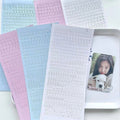 3pcs/set Korean Letter Scrapbook Sticker Set | DIY Decor for Kpop Photocard and Journaling