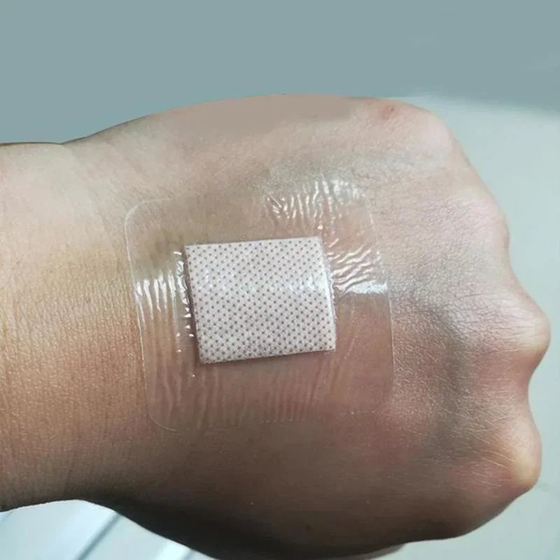 50pcs/100pcs Waterproof Adhesive Square Bandages | First Aid Wound Care Stickers